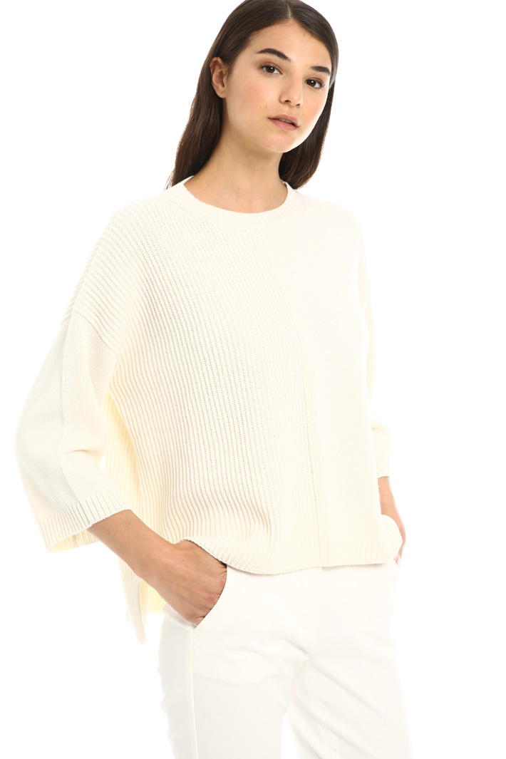 Wool and cotton sweater Intrend Wool and cotton sweater Intrend
