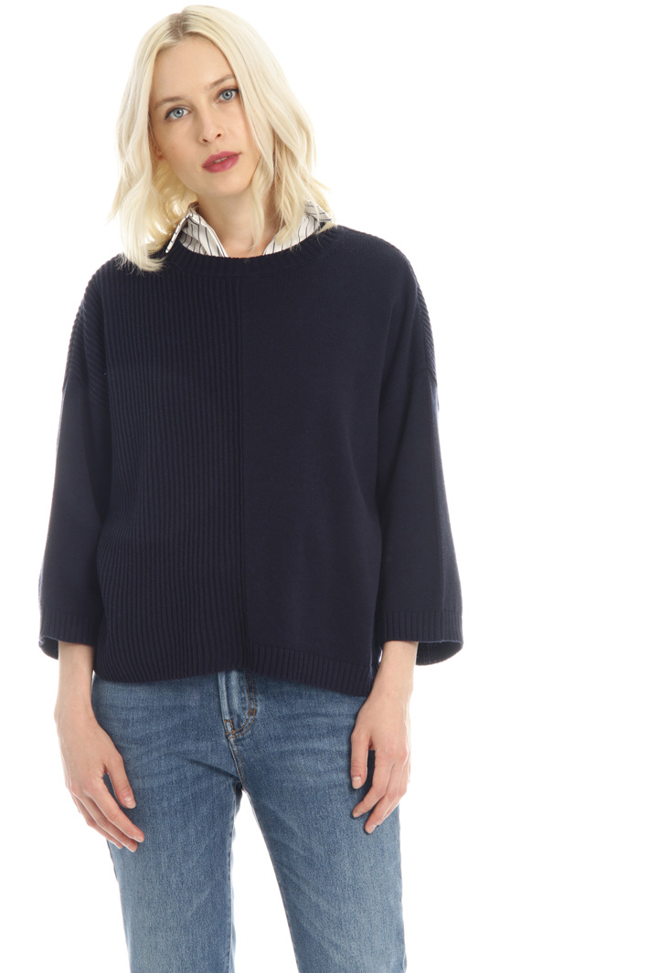 Wool and cotton sweater Intrend Wool and cotton sweater Intrend