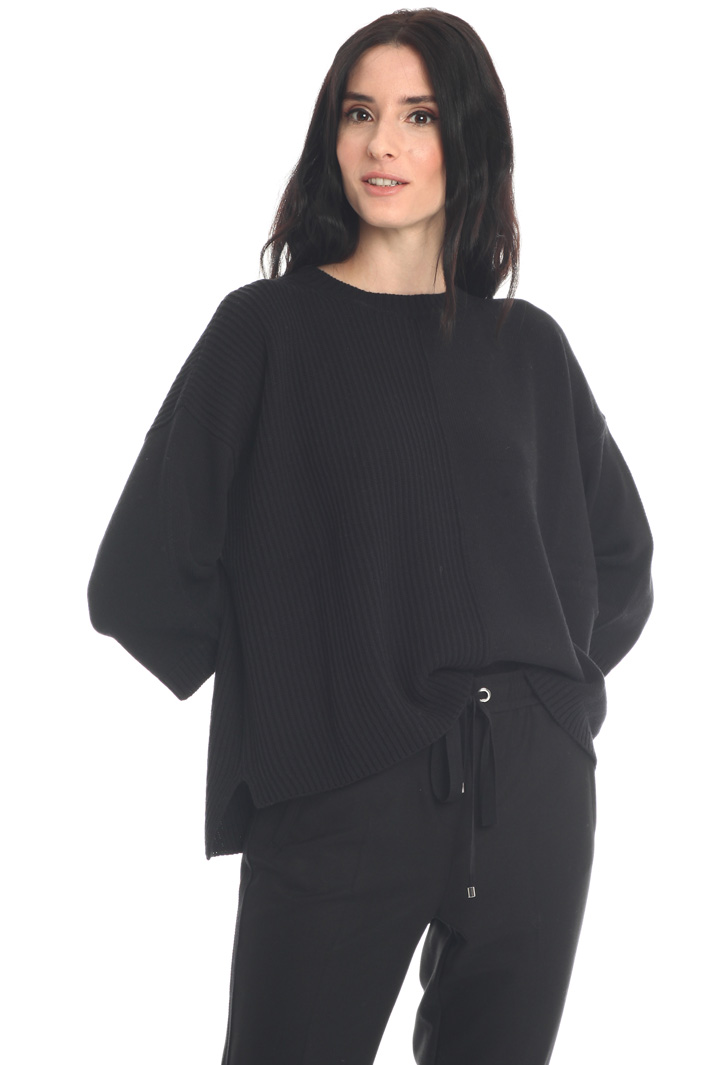 Wool and cotton sweater Intrend Wool and cotton sweater Intrend