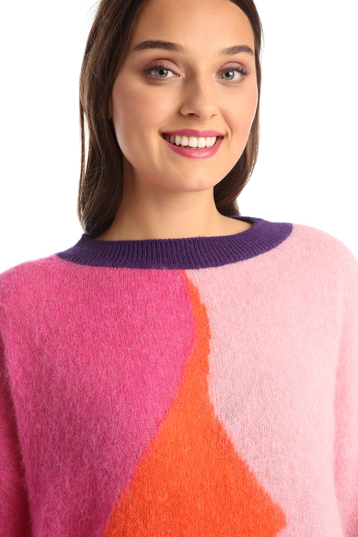 Mohair and alpaca sweater Intrend Mohair and alpaca sweater Intrend