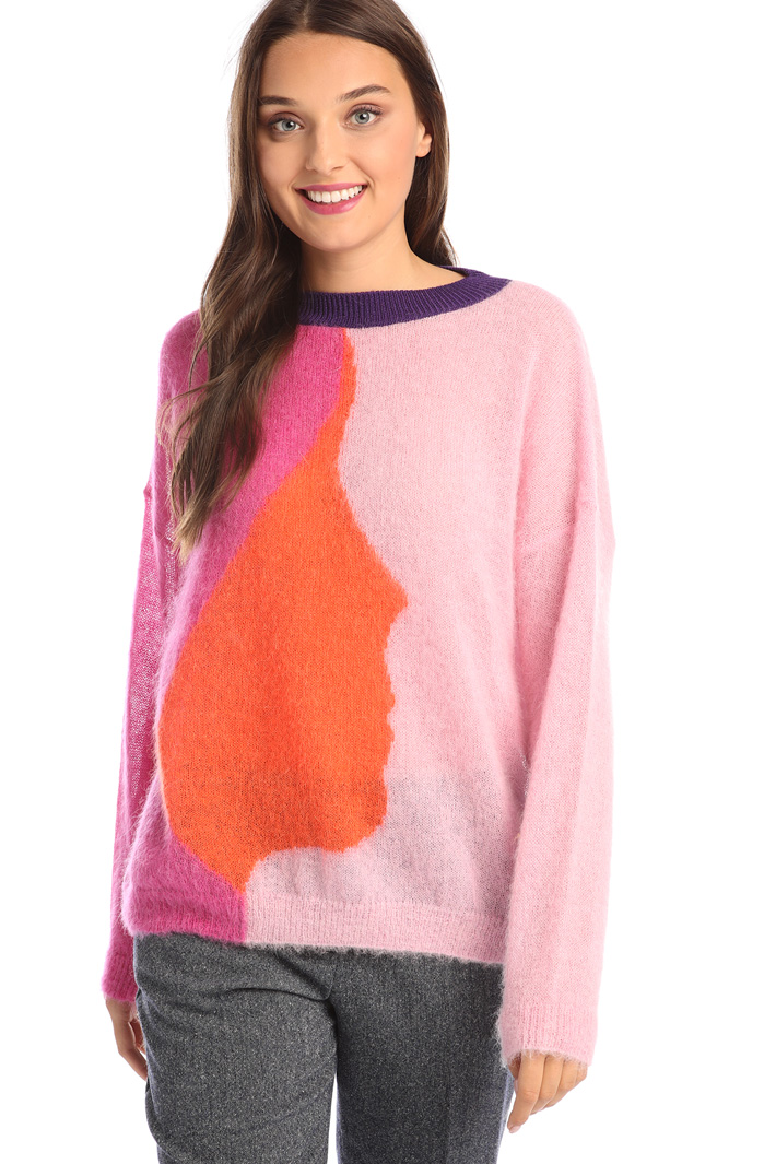 Mohair and alpaca sweater Intrend Mohair and alpaca sweater Intrend