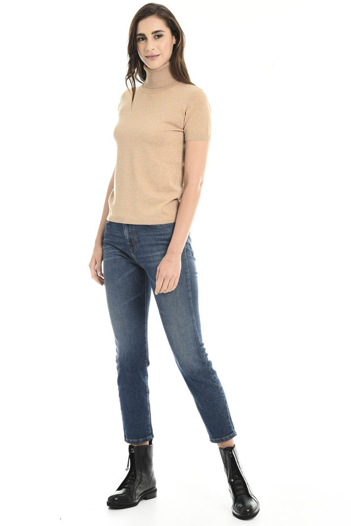 Half-sleeve polo neck jumper Intrend Half-sleeve polo neck jumper Intrend