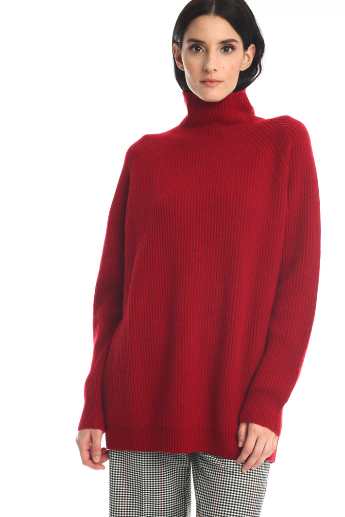 Turtleneck sweater in cashmere Intrend Turtleneck sweater in cashmere Intrend
