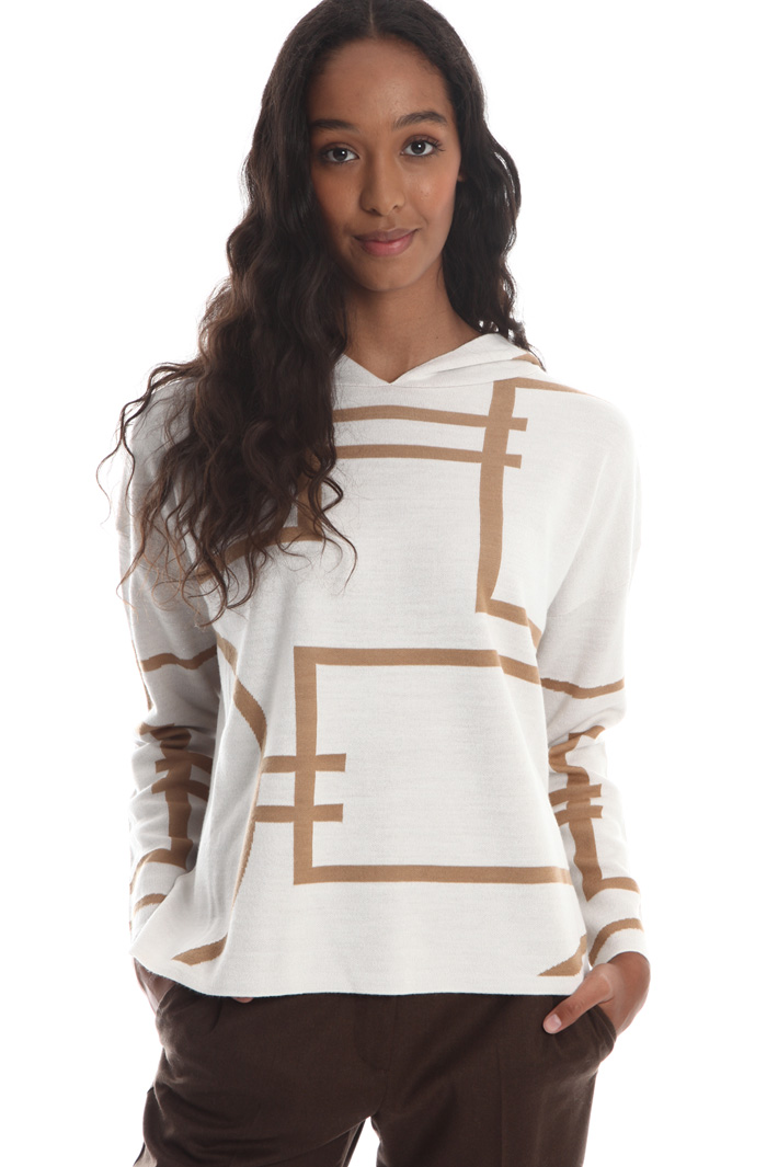 Jumper with hood Intrend Jumper with hood Intrend