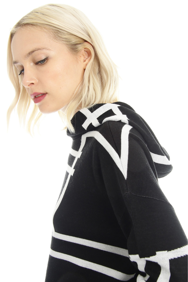 Jumper with hood Intrend Jumper with hood Intrend