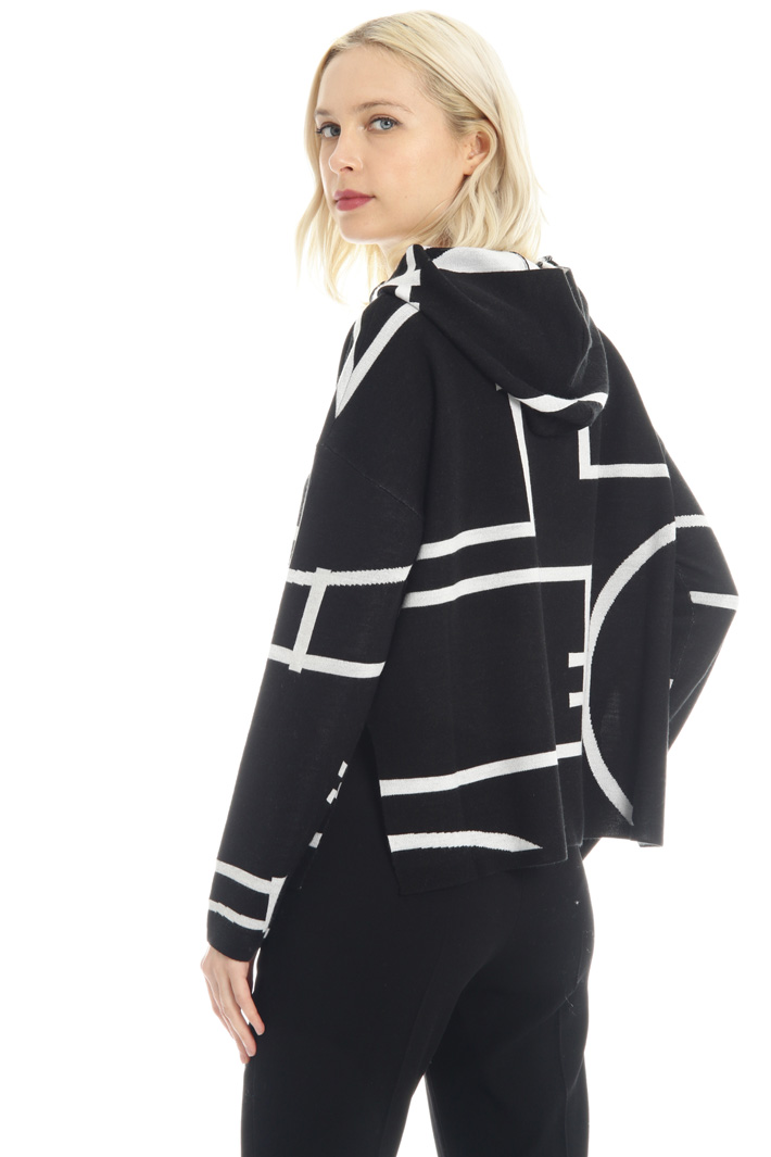 Jumper with hood Intrend Jumper with hood Intrend