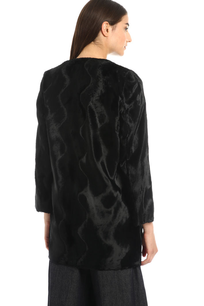 Fur effect coat Intrend Fur effect coat Intrend