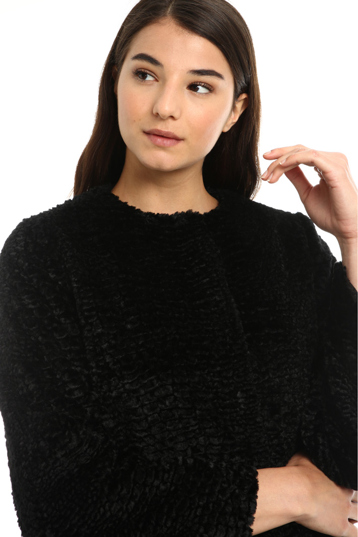 Fur effect coat Intrend Fur effect coat Intrend