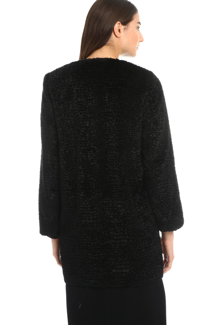 Fur effect coat Intrend Fur effect coat Intrend