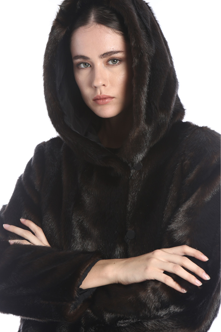 Fur effect coat Intrend Fur effect coat Intrend