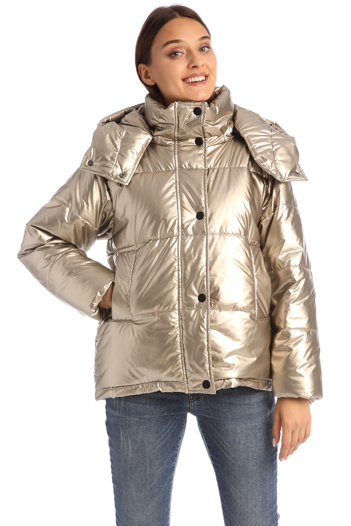 Metallic padded jacket Intrend Metallic padded jacket Intrend