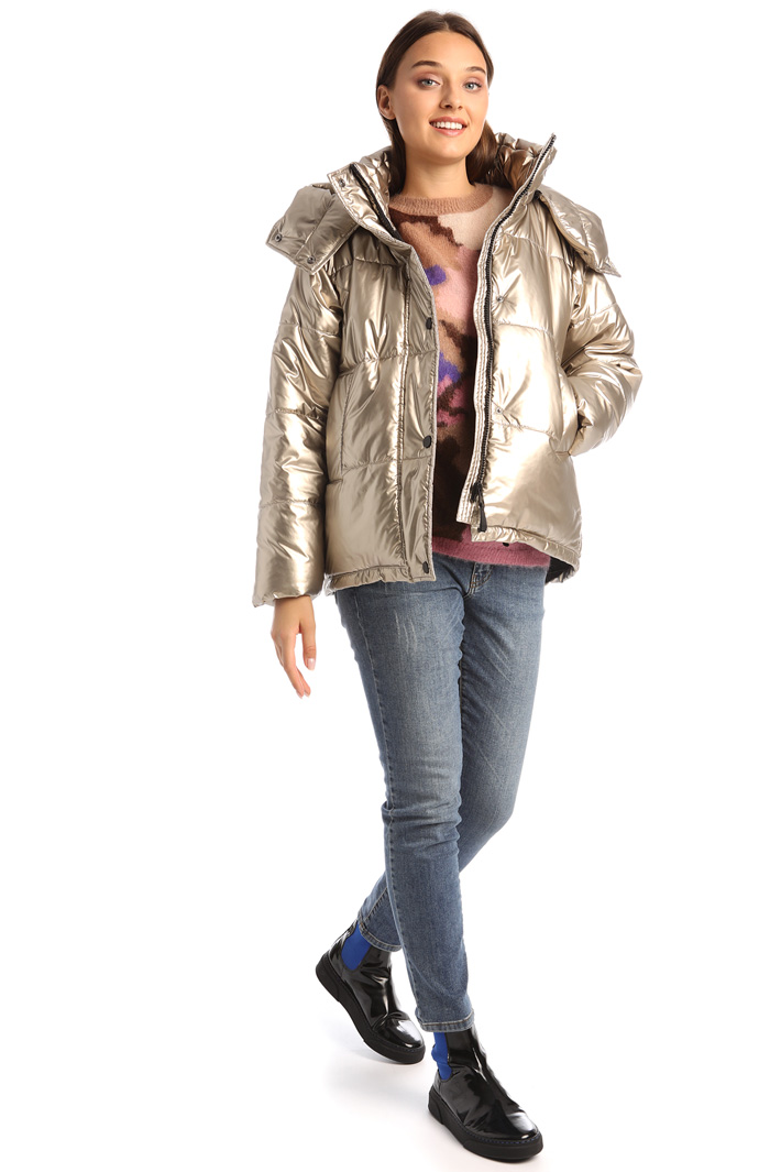 Metallic padded jacket Intrend Metallic padded jacket Intrend