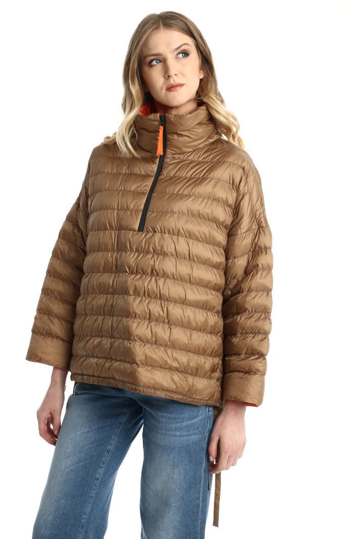 Tech fabric puffer jacket Intrend Tech fabric puffer jacket Intrend