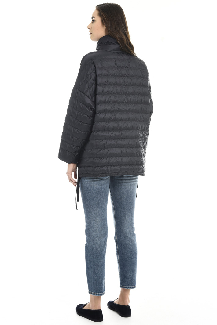 Tech fabric puffer jacket Intrend Tech fabric puffer jacket Intrend