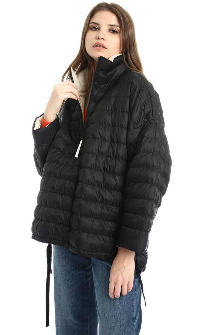 Tech fabric puffer jacket Intrend Tech fabric puffer jacket Intrend