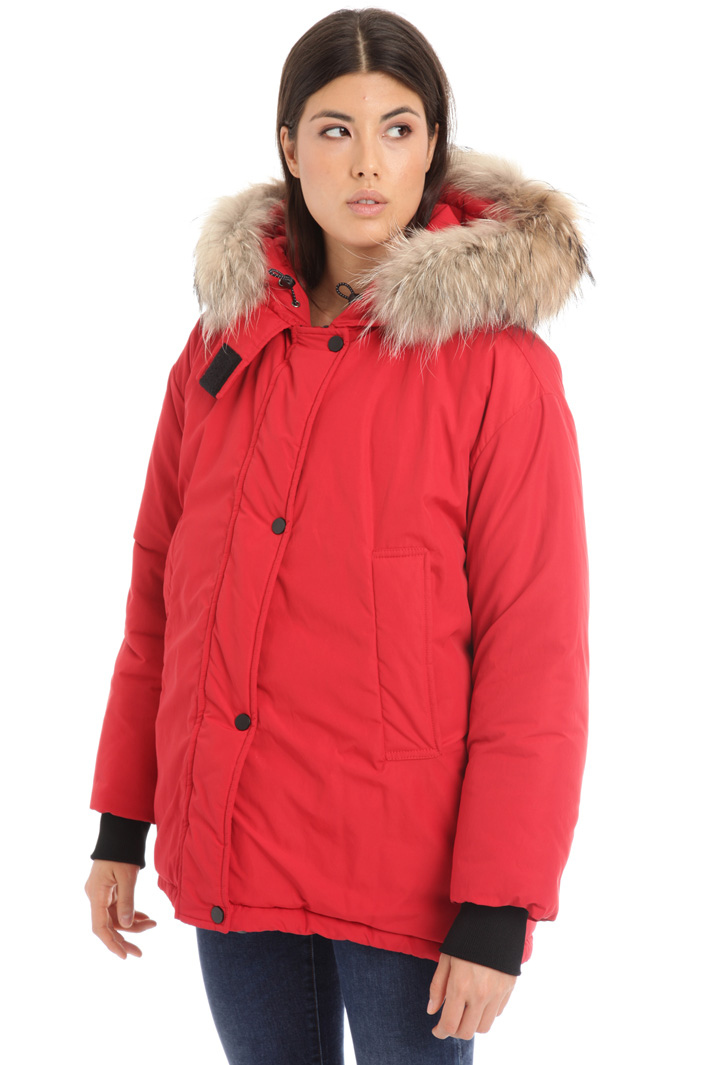 Hooded puffer jacket Intrend Hooded puffer jacket Intrend