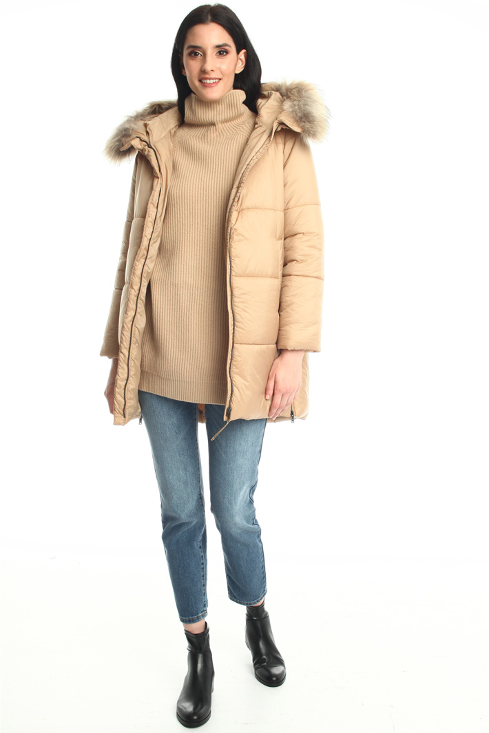 Hooded puffer coat Intrend Hooded puffer coat Intrend