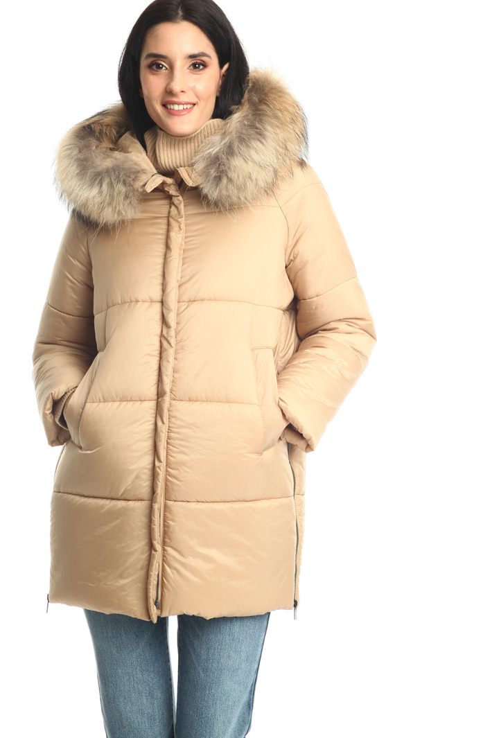 Hooded puffer coat Intrend Hooded puffer coat Intrend