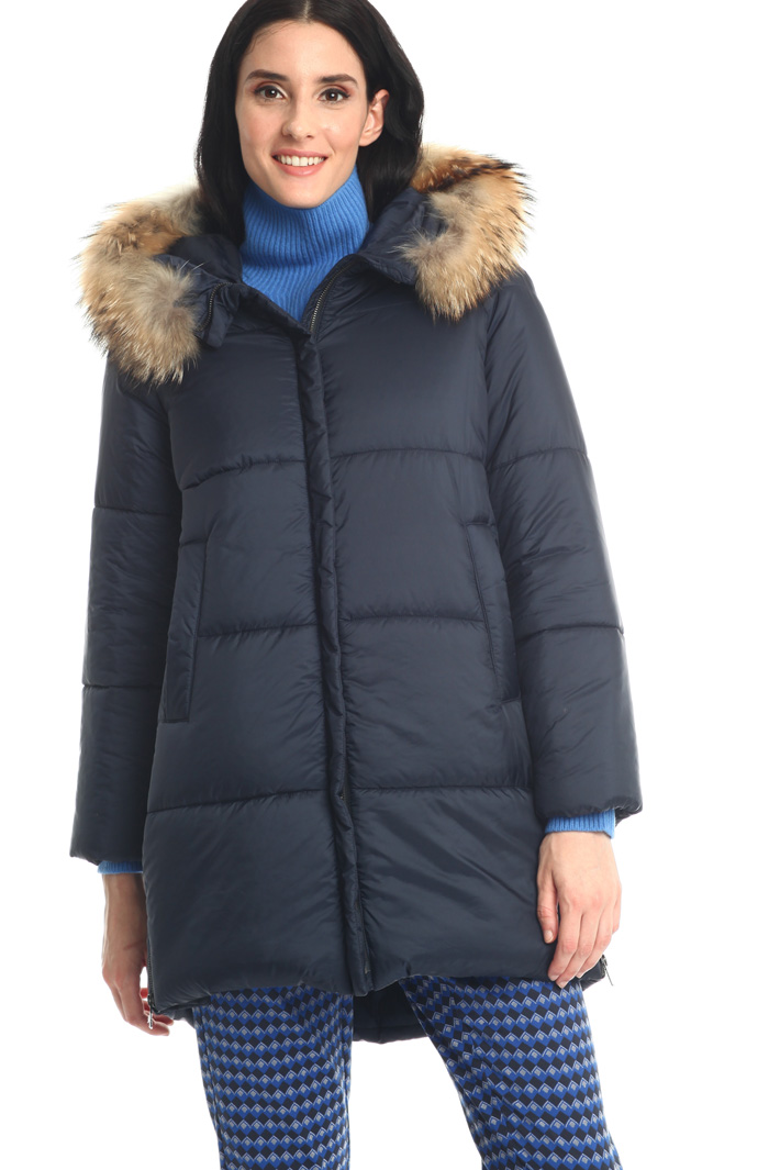 Hooded puffer coat Intrend Hooded puffer coat Intrend
