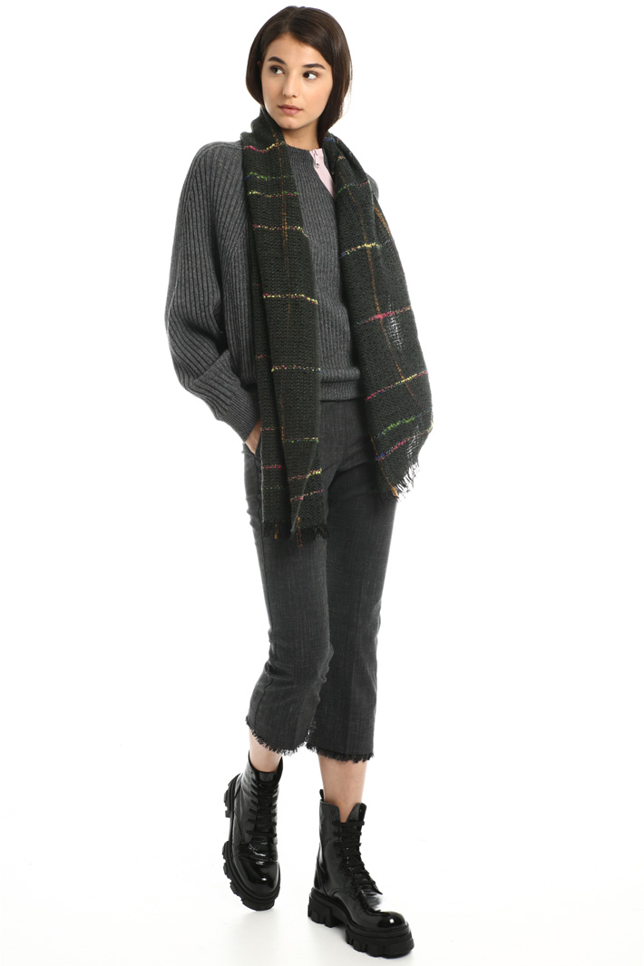 Wool and alpaca scarf Intrend Wool and alpaca scarf Intrend