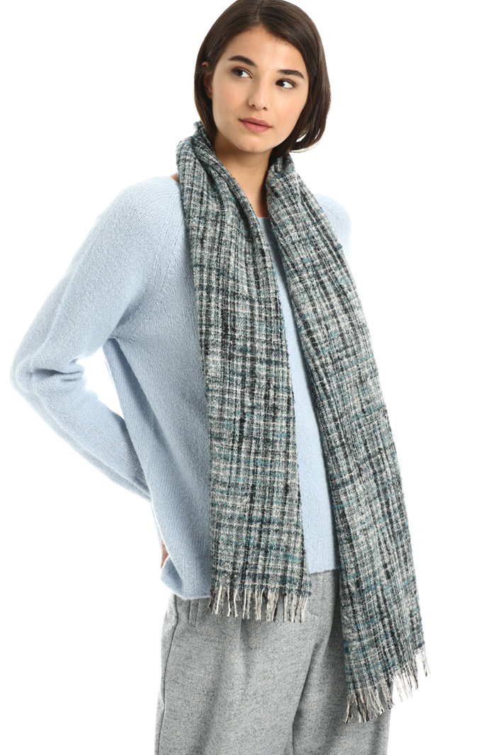 Wool blend scarf Intrend Wool blend scarf Intrend