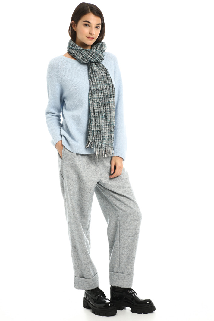 Wool blend scarf Intrend Wool blend scarf Intrend