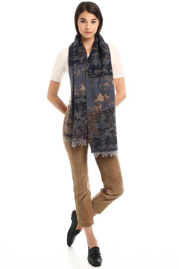 Cotton and wool scarf Intrend Cotton and wool scarf Intrend
