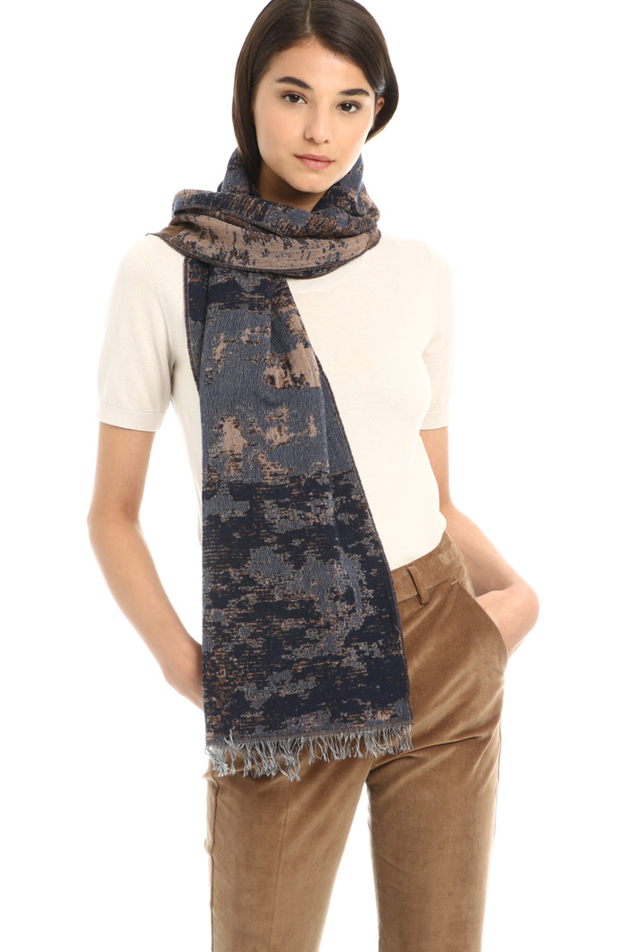 Cotton and wool scarf Intrend Cotton and wool scarf Intrend