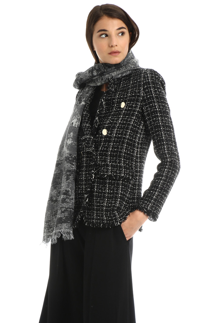 Cotton and wool scarf Intrend Cotton and wool scarf Intrend