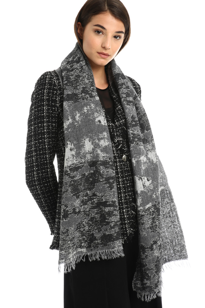 Cotton and wool scarf Intrend Cotton and wool scarf Intrend