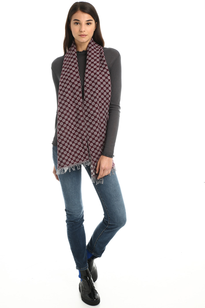 Cotton and wool scarf Intrend Cotton and wool scarf Intrend