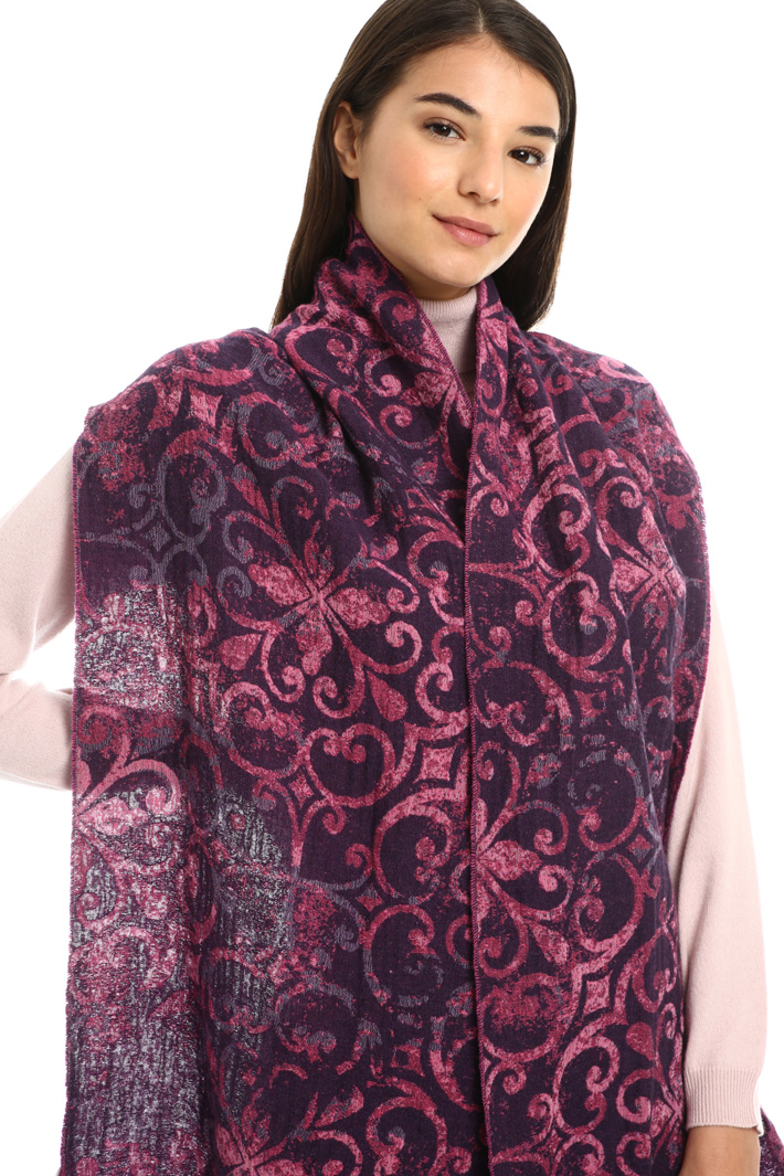 Cotton blend scarf Intrend Cotton blend scarf Intrend