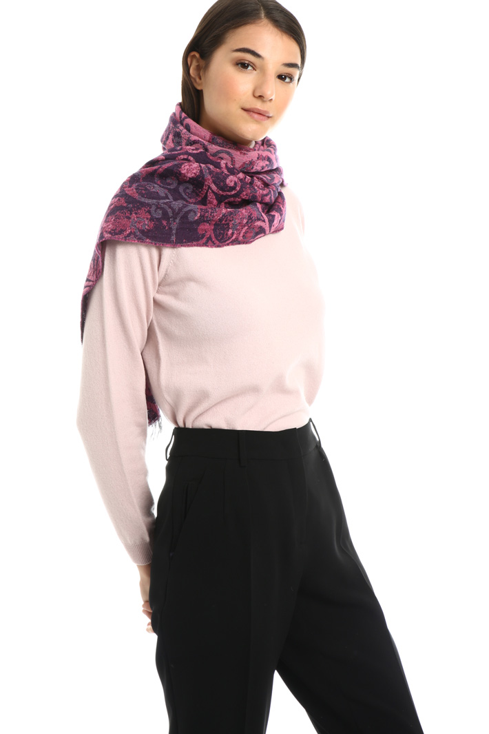 Cotton blend scarf Intrend Cotton blend scarf Intrend