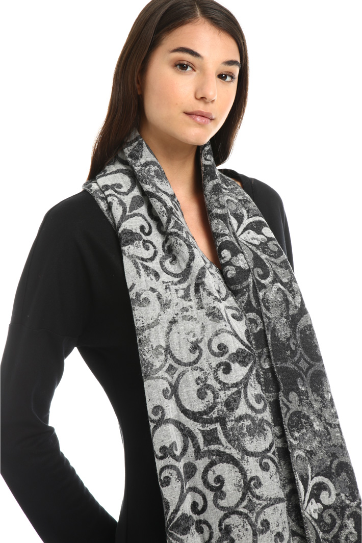 Cotton blend scarf Intrend