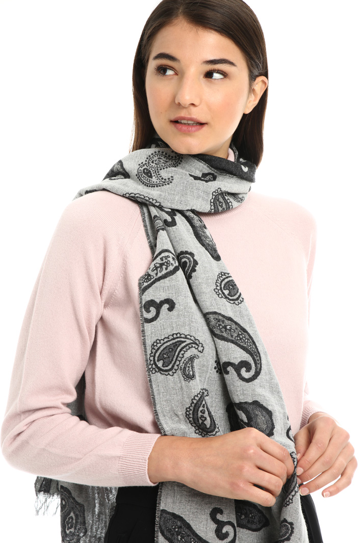 Cotton blend scarf Intrend Cotton blend scarf Intrend