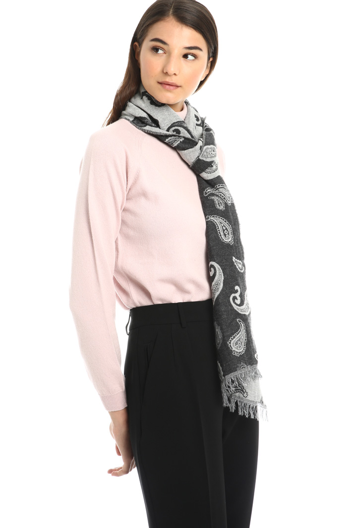 Cotton blend scarf Intrend Cotton blend scarf Intrend