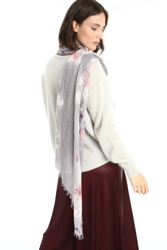 Wool blend stole Intrend Wool blend stole Intrend