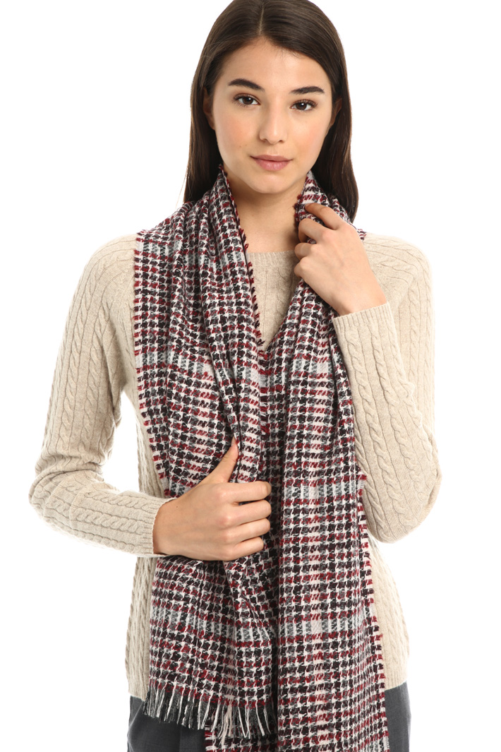 Wool blend scarf Intrend Wool blend scarf Intrend
