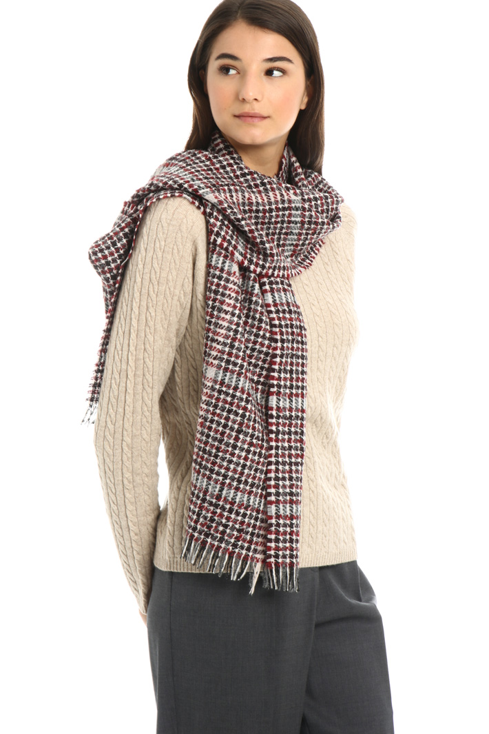 Wool blend scarf Intrend Wool blend scarf Intrend