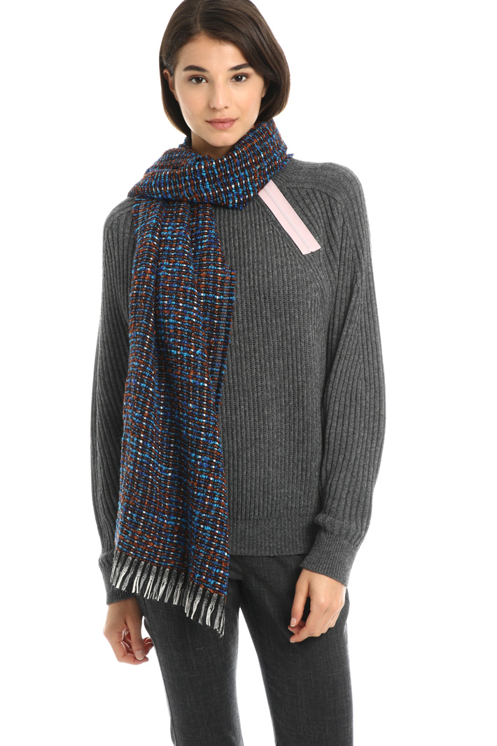 Wool blend scarf Intrend Wool blend scarf Intrend