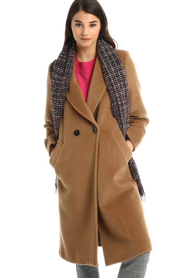 Wool blend scarf Intrend Wool blend scarf Intrend