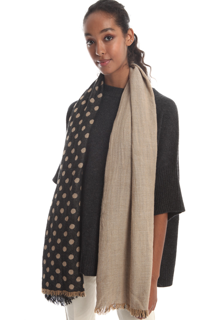 Wool and alpaca scarf Intrend Wool and alpaca scarf Intrend