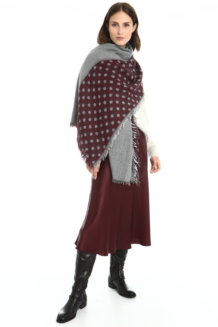 Wool and alpaca scarf Intrend Wool and alpaca scarf Intrend