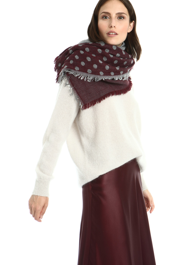 Wool and alpaca scarf Intrend Wool and alpaca scarf Intrend