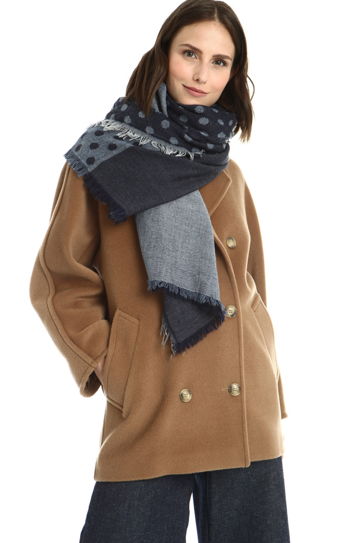 Wool and alpaca scarf Intrend Wool and alpaca scarf Intrend