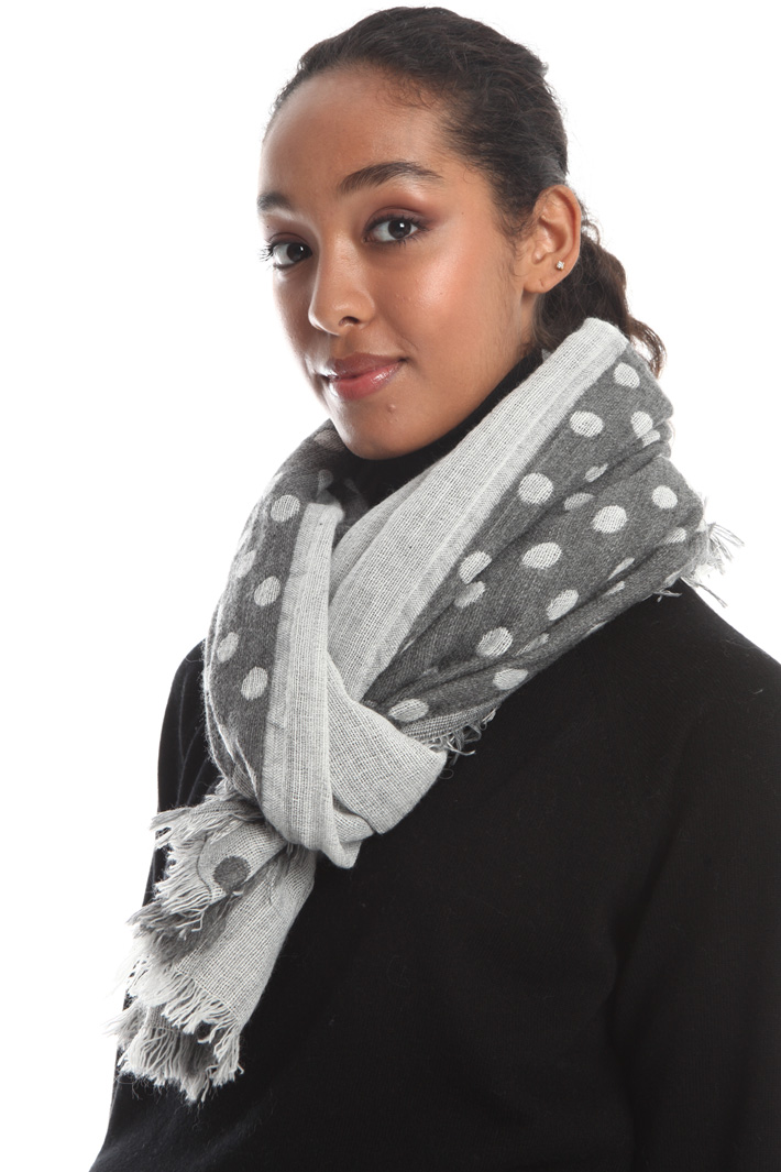 Wool and alpaca scarf Intrend Wool and alpaca scarf Intrend
