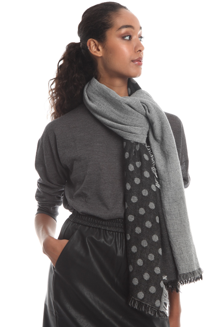 Wool and alpaca scarf Intrend Wool and alpaca scarf Intrend