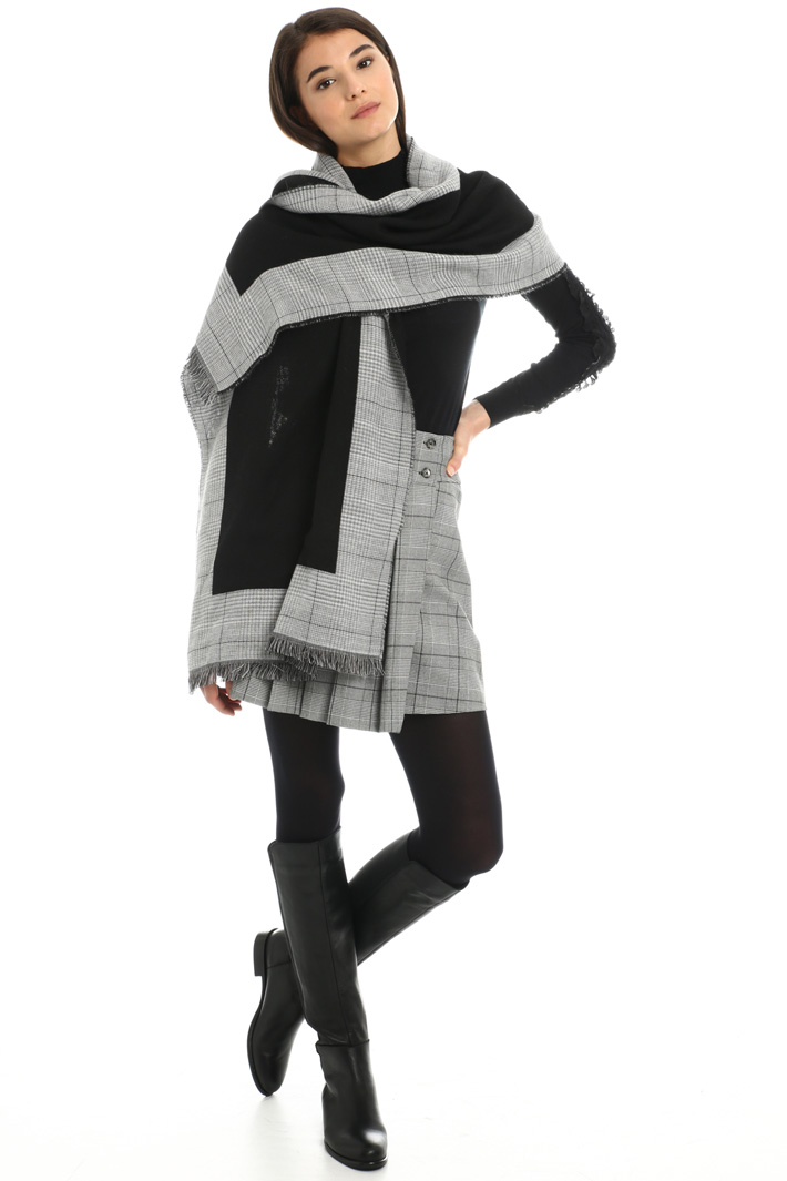 Cotton and wool scarf Intrend Cotton and wool scarf Intrend