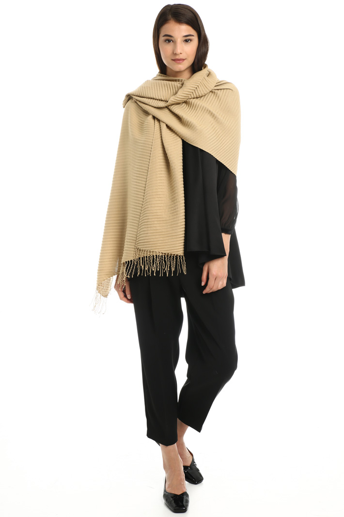Pleated viscose scarf Intrend Pleated viscose scarf Intrend
