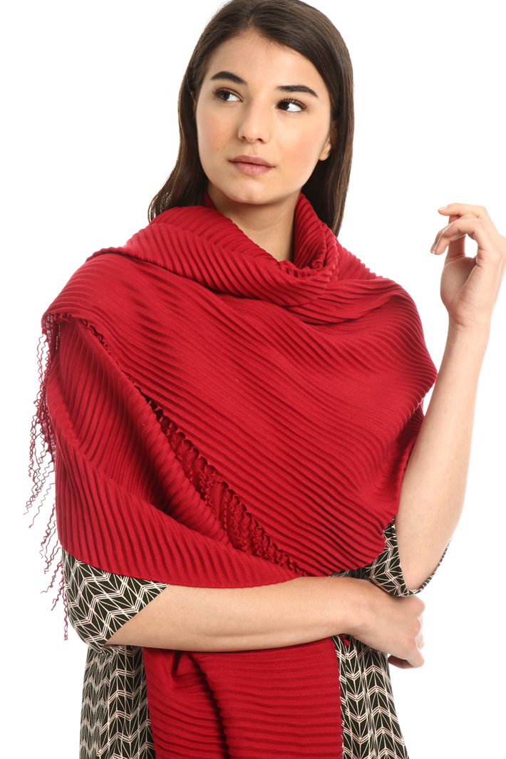 Pleated viscose scarf Intrend Pleated viscose scarf Intrend